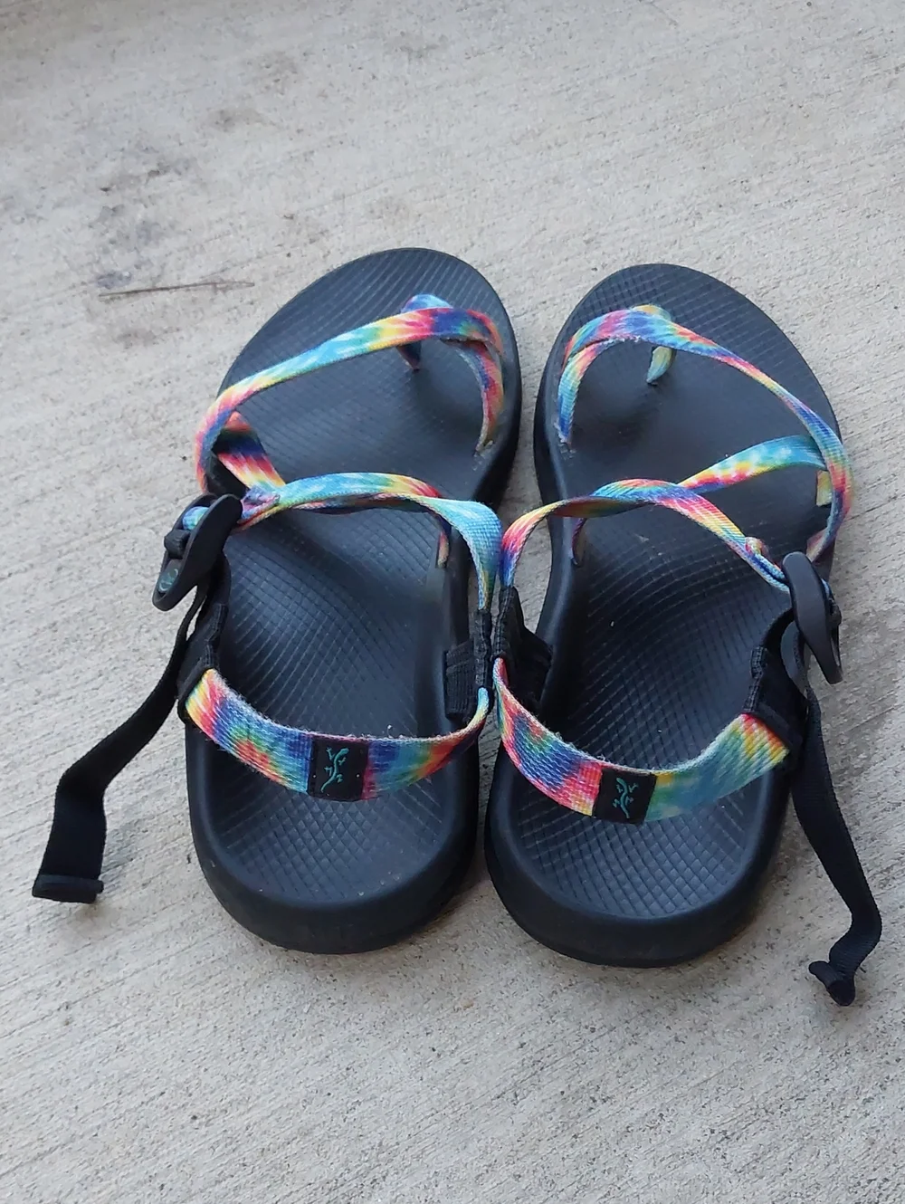 Tie-Dye Chaco Z2 Sandals Classic Footbed Men's 12